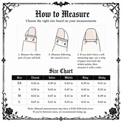 Noir Cameo - Black Rose Pearl Gothic Stiletto Press On Nails